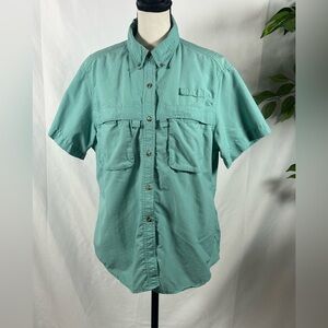 L.L. Bean Teal Button Down Shirt 🏞️